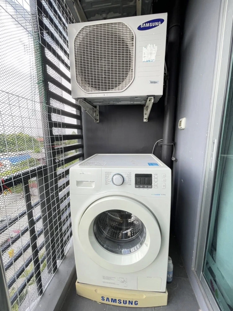 ให้เช่า Sammakorn S9 Condominium ห้องน่าอยู่ ชั้น 6 เฟอร์นิเจอร์ครบครัน หิ้วกระเป๋าเข้าอยู่ได้เลยจ้า