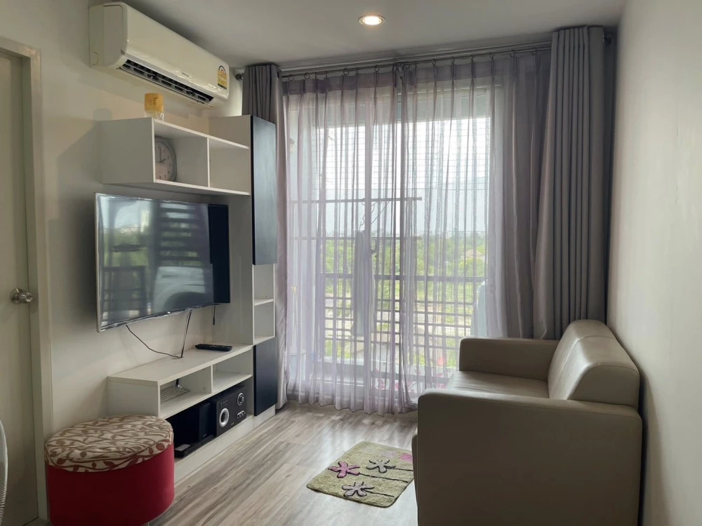 ให้เช่า Sammakorn S9 Condominium ห้องน่าอยู่ ชั้น 6 เฟอร์นิเจอร์ครบครัน หิ้วกระเป๋าเข้าอยู่ได้เลยจ้า