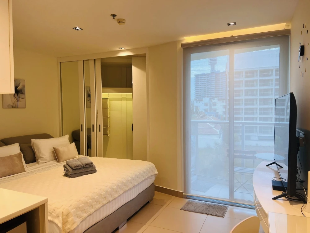 ให้เช่า Sands Condominium ห้องสตูดิโอ มาพร้อมสิ่งอำนวยความสะดวกครบครัน วิวทะเลสวย ห้ามพลาด