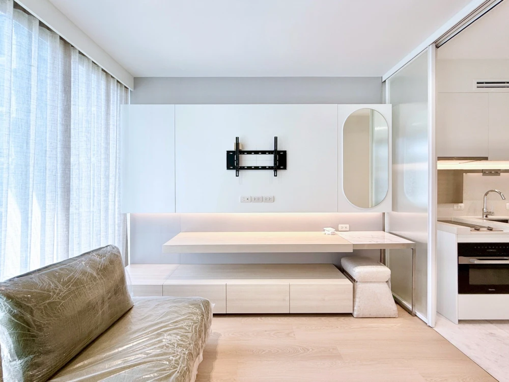 ให้เช่า SCOPE Promsri ห้องตกแต่งพร้อมอยู่ เฟอร์นิเจอร์และเครื่องใช้ไฟฟ้าจัดเต็ม รีบจองเลยจ้า