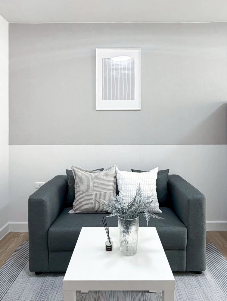 ให้เช่า Smart Condo Rama 2 ห้องพร้อมอยู่ เฟอร์พร้อม ชั้น 1 เข้าออกสะดวกสบาย ราคาสบายกระเป๋า รีบจองเลย