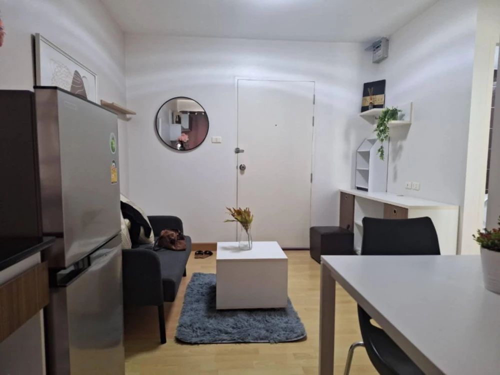 ให้เช่า Smart Condo Rama 2 1 ห้องนอน 1 ห้องน้ำ ตกแต่งคุมโทน มาพร้อมเฟอร์นิเจอร์ครบครัน รีบจองเลย