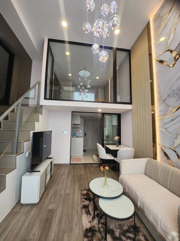 ให้เช่า So Origin Kaset Interchange ห้องตกแต่งสวยงาม แบบหรูหราน่าอยู่ ลากกระเป๋าเข้าได้เลย