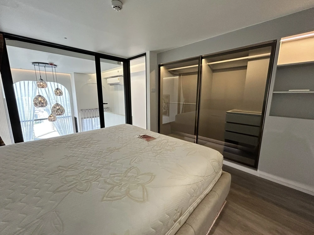 ให้เช่า So Origin Kaset Interchange ห้องอยู่ชั้น 21 เพดานสูง 4 ม. ตกแต่งสวยน่ารักน่าอยู่สุดๆ รีบจองเลย