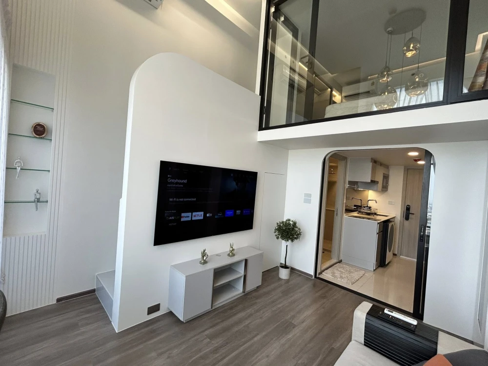 ให้เช่า So Origin Kaset Interchange ห้องอยู่ชั้น 21 เพดานสูง 4 ม. ตกแต่งสวยน่ารักน่าอยู่สุดๆ รีบจองเลย