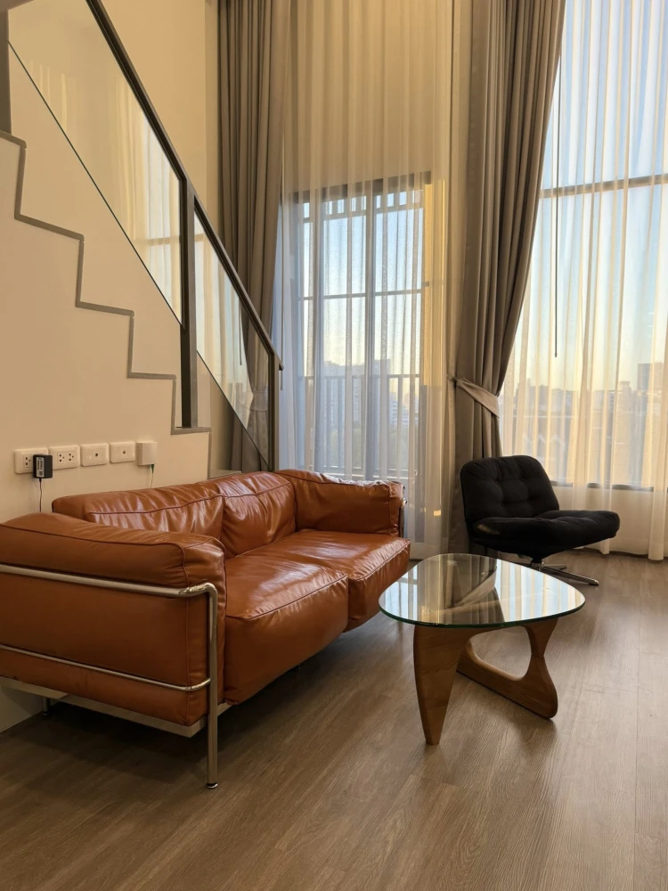 ให้เช่า So Origin Kaset Interchange ห้องเพดานสูง โปร่งโล่ง เฟอร์นิเจอร์ครบครัน ดีแบบนี้รีบจองเลยจ้า