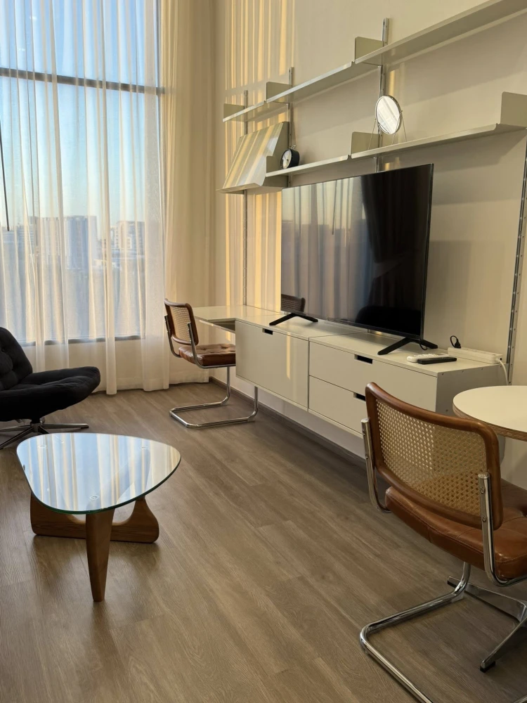 ให้เช่า So Origin Kaset Interchange ห้องเพดานสูง โปร่งโล่ง เฟอร์นิเจอร์ครบครัน ดีแบบนี้รีบจองเลยจ้า