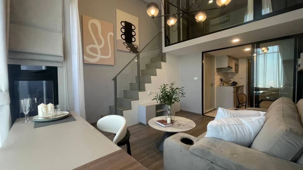 ให้เช่า So Origin Kaset Interchange ห้อง Duplex สุดเอ็กซ์คลูซีฟ ตกแต่งสวยงาม ครบจบ หิ้วกระเป๋าเข้าอยู่ได้เลย