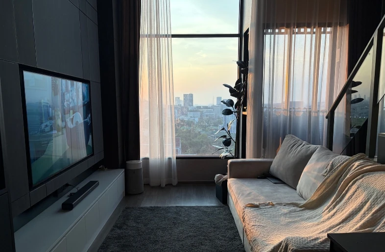 ให้เช่า So Origin Kaset Interchange  Duplex 1 Bedroom วิวดี แต่งครบ จองเลย
