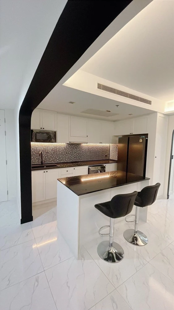 ให้เช่า Star View 2 ห้องนอน 2 ห้องน้ำ พื้นที่ใช้สอยเยอะ ตกแต่งคุมโทน หิ้วกระเป๋าเข้าอยู่ได้เลยจ้า