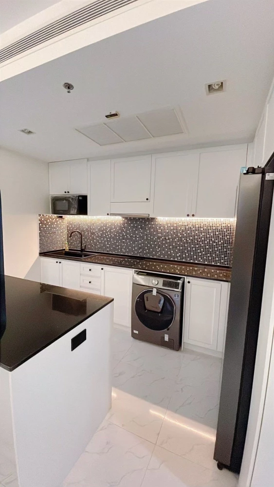 ให้เช่า Star View 2 ห้องนอน 2 ห้องน้ำ พื้นที่ใช้สอยเยอะ ตกแต่งคุมโทน หิ้วกระเป๋าเข้าอยู่ได้เลยจ้า