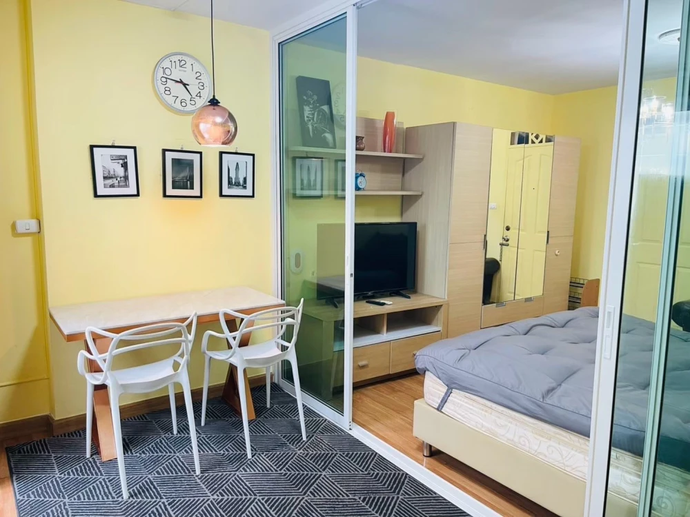 ให้เช่า Supalai City Home Ratchada ห้องชั้น 5 แต่งสวยคุมโทน เฟอร์นิเจอร์ครบครัน ห้ามพลาด