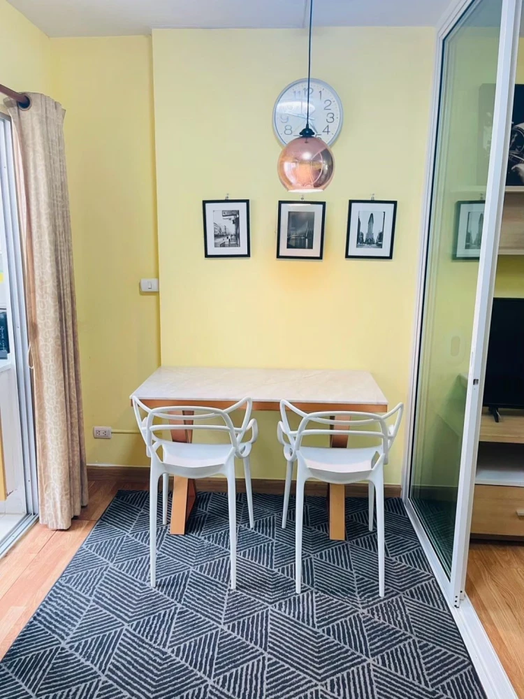 ให้เช่า Supalai City Home Ratchada ห้องชั้น 5 แต่งสวยคุมโทน เฟอร์นิเจอร์ครบครัน ห้ามพลาด