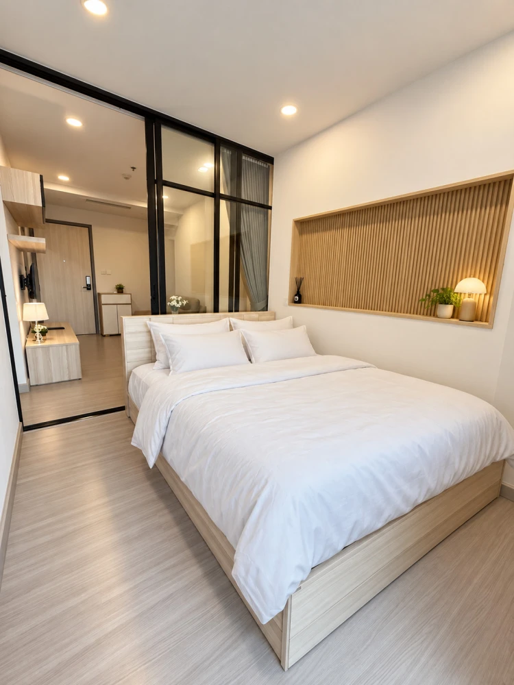 ให้เช่า Supalai Lite Thaphra - Wongwian Yai ชั้น 18 ห้องน่าอยู่ แต่งครบ สนใจจองเลย