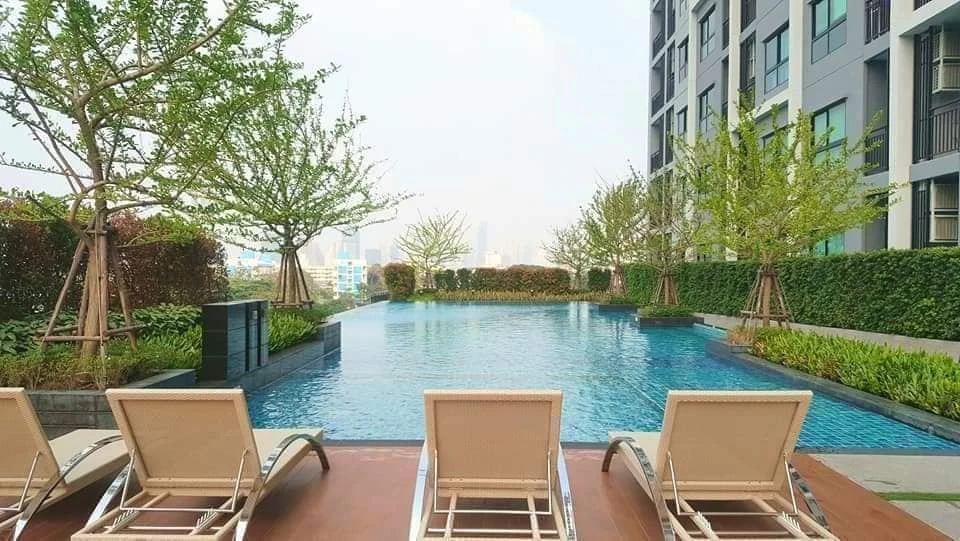 ให้เช่า Supalai Loft @ Talat Phlu Station ห้องชั้นสูง เฟอร์พร้อม หิ้วกระเป๋าใบเดียวเข้าอยู่ได้เลย!!!