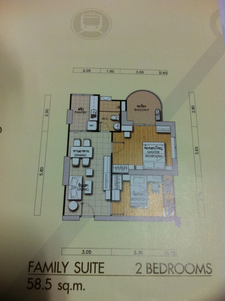 ให้เช่า Supalai Park Ratchapruek-Phetkasem ห้องน่าอยู่ พื้นที่ใช้สอยเยอะ ทำเลดี เฟอร์ครบ จองด่วน