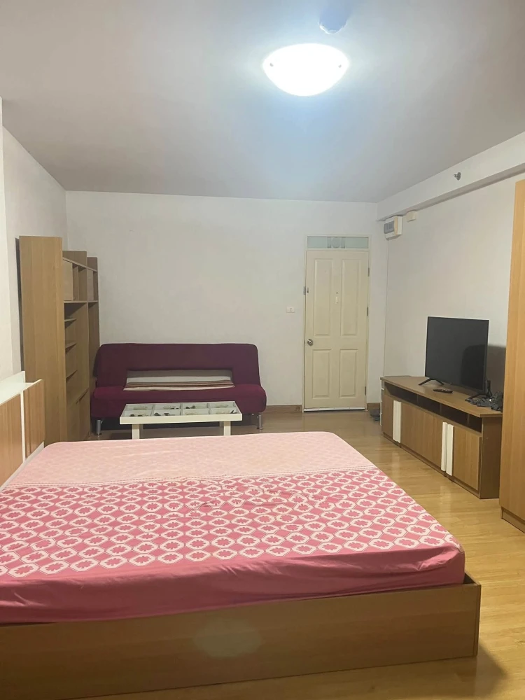 ให้เช่า Supalai Park Srinakarin ห้องสตูดิโอ เฟอร์นิเจอร์และเครื่องใช้ไฟฟ้าครบครัน หิ้วกระเป๋าเข้าอยู่ได้เลยจ้า