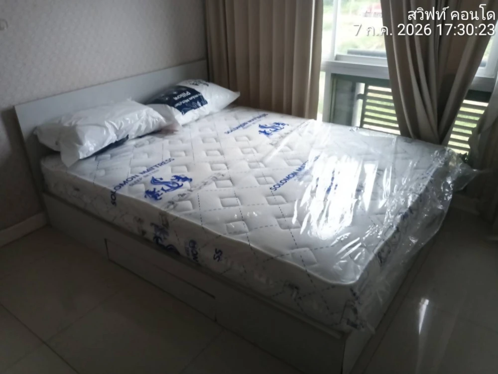 ให้เช่า Swift Condo Bangna 2 ห้องนอน 1 ห้องน้ำ เฟอร์+เครื่องใช้ไฟฟ้าครบ ราคาคุ้มค่า ห้ามพลาดเลยจ้า