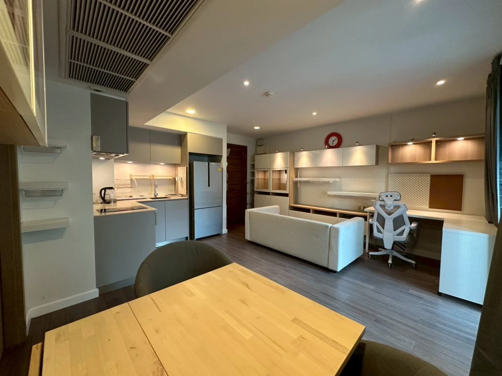 ให้เช่า Sync Nature Siam ห้องกว้างพื้นที่ใช้สอยเยอะ สิ่งอำนวยความสะดวกครบครัน บิ้วอินเฟอร์นิเจอร์อย่างดี จองเลย