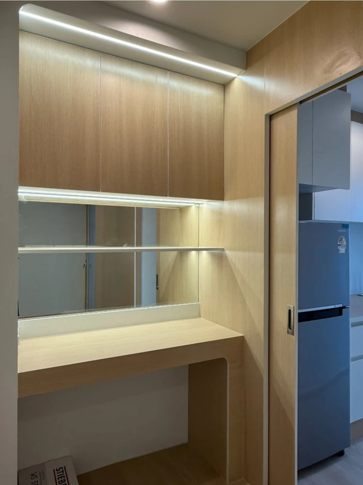 ให้เช่า Terra residence ห้องชั้น 18 พื้นที่ใช้สอยเยอะ บิวท์อินเฟอร์นิเจอร์อย่างดี เครื่องใช้ไฟฟ้าครบครัน จองเลย