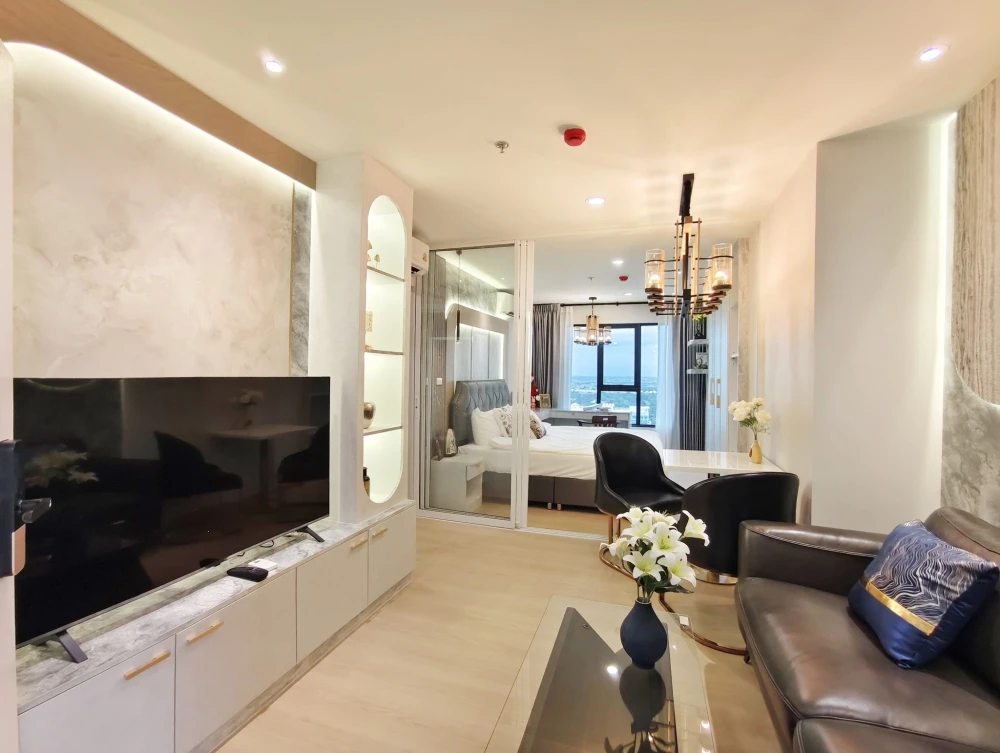 ให้เช่า TERRA RESIDENCE ห้องชั้น 33 สูงสุดๆ หัวมุมส่วนตัว ทิศเหนือ ห้องบิ้วท์อินหรู เฟอร์ครบครัน พร้อมเข้าอยู่