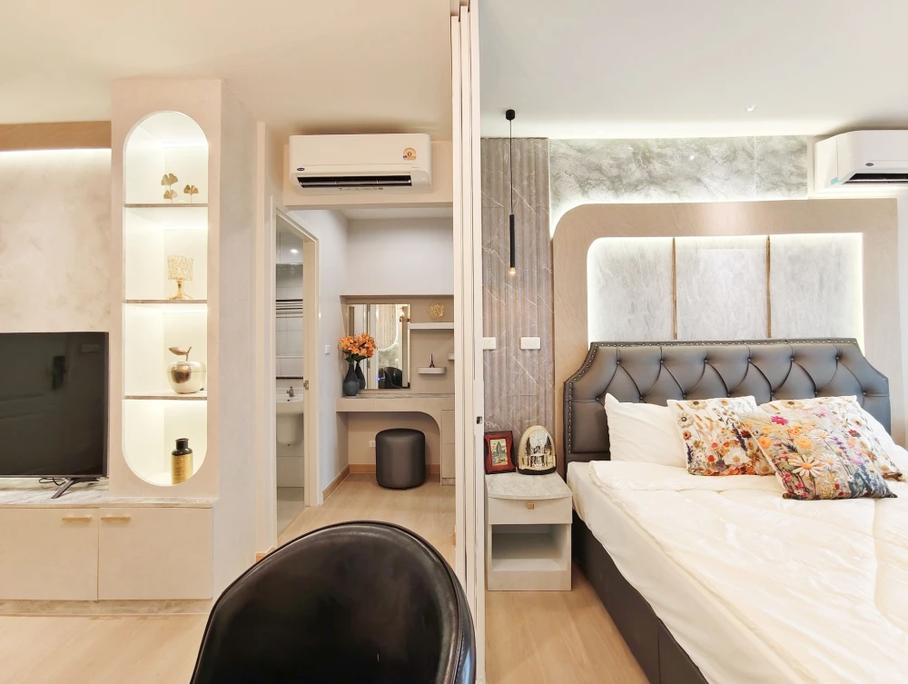 ให้เช่า TERRA RESIDENCE ห้องชั้น 33 สูงสุดๆ หัวมุมส่วนตัว ทิศเหนือ ห้องบิ้วท์อินหรู เฟอร์ครบครัน พร้อมเข้าอยู่