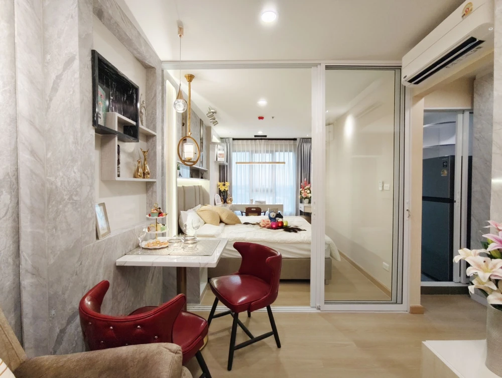 ให้เช่า Terra residence 1 ห้องนอน 1 ห้องน้ำ บิ้วอินเฟอร์นิเจอร์อย่างดี แต่งสวยคุมโทน จองเลย