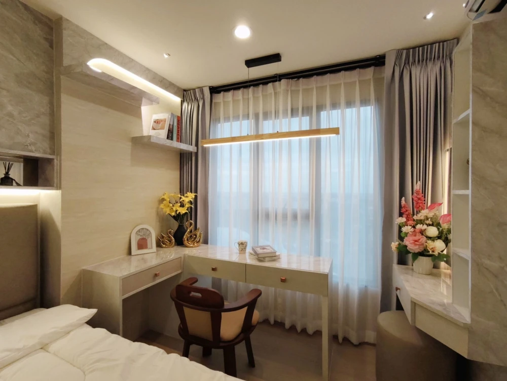 ให้เช่า Terra residence 1 ห้องนอน 1 ห้องน้ำ บิ้วอินเฟอร์นิเจอร์อย่างดี แต่งสวยคุมโทน จองเลย