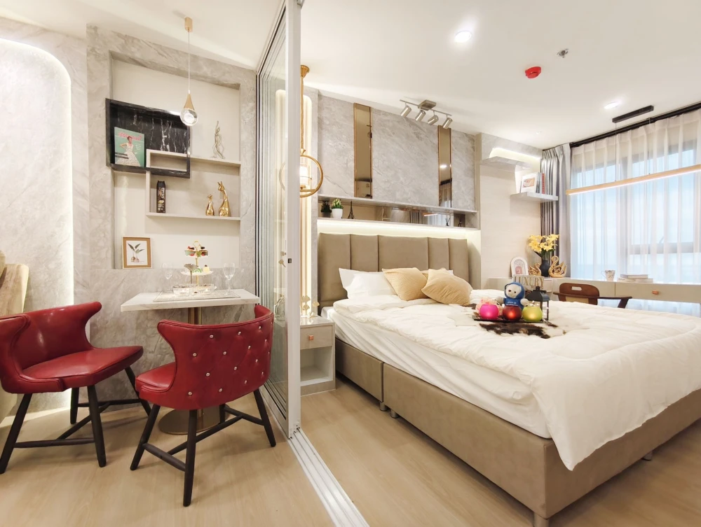 ให้เช่า Terra residence 1 ห้องนอน 1 ห้องน้ำ บิ้วอินเฟอร์นิเจอร์อย่างดี แต่งสวยคุมโทน จองเลย