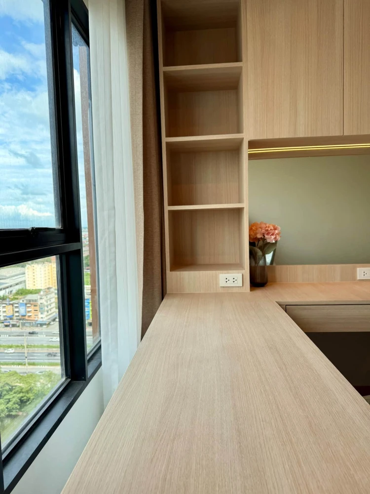ให้เช่า Terra Residence 1 — ห้องสวยชั้นสูง วิวทิศเหนือ พร้อมมุมทำงานกว้างพิเศษริมหน้าต่าง จองเลย