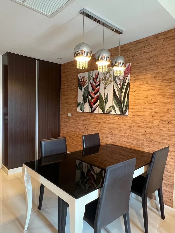 ให้เช่า The axis pattaya ห้องชั้นสูง เฟอร์พร้อม หิ้วกระเป๋ามาได้เลย