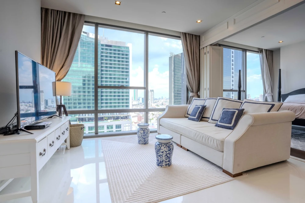 ให้เช่า The Bangkok Sathorn ชั้น 20 ห้องสวย ตกแต่งครบครัน สนใจองเลย ห้ามพลาด