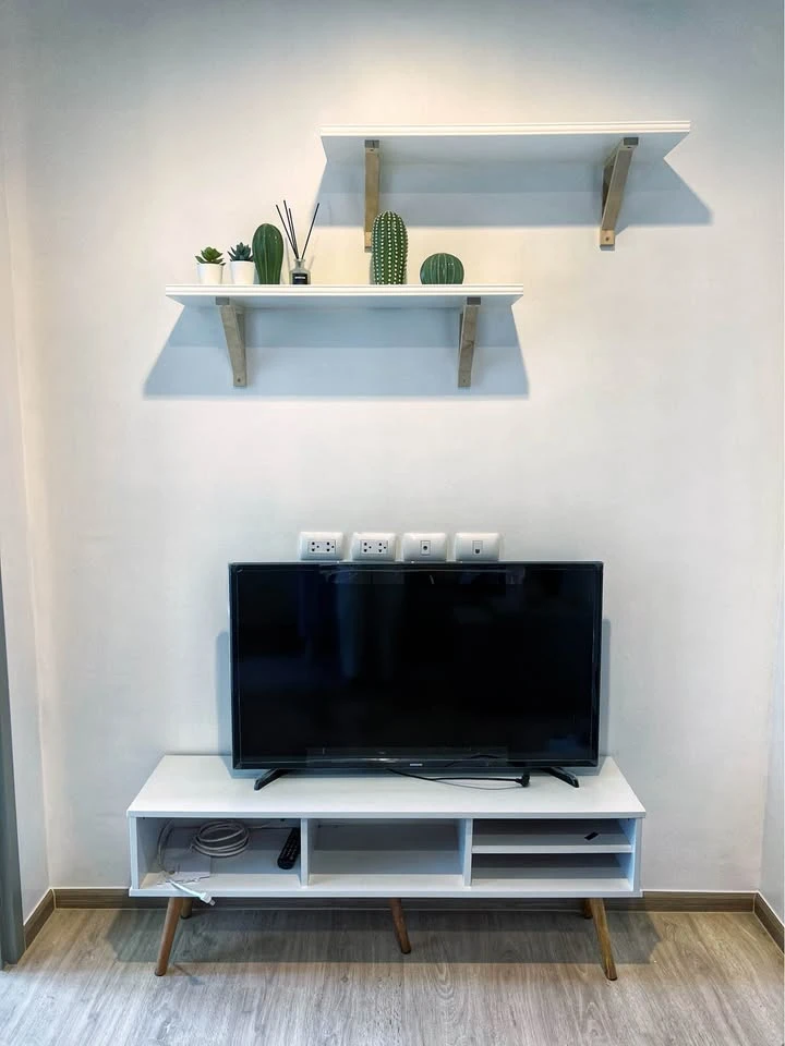 ให้เช่า The Base Garden-พระราม 9 เฟอร์นิเจอร์และเครื่องใช้ไฟฟ้าครบชุด พร้อมเข้าอยู่ได้เลยจ้า