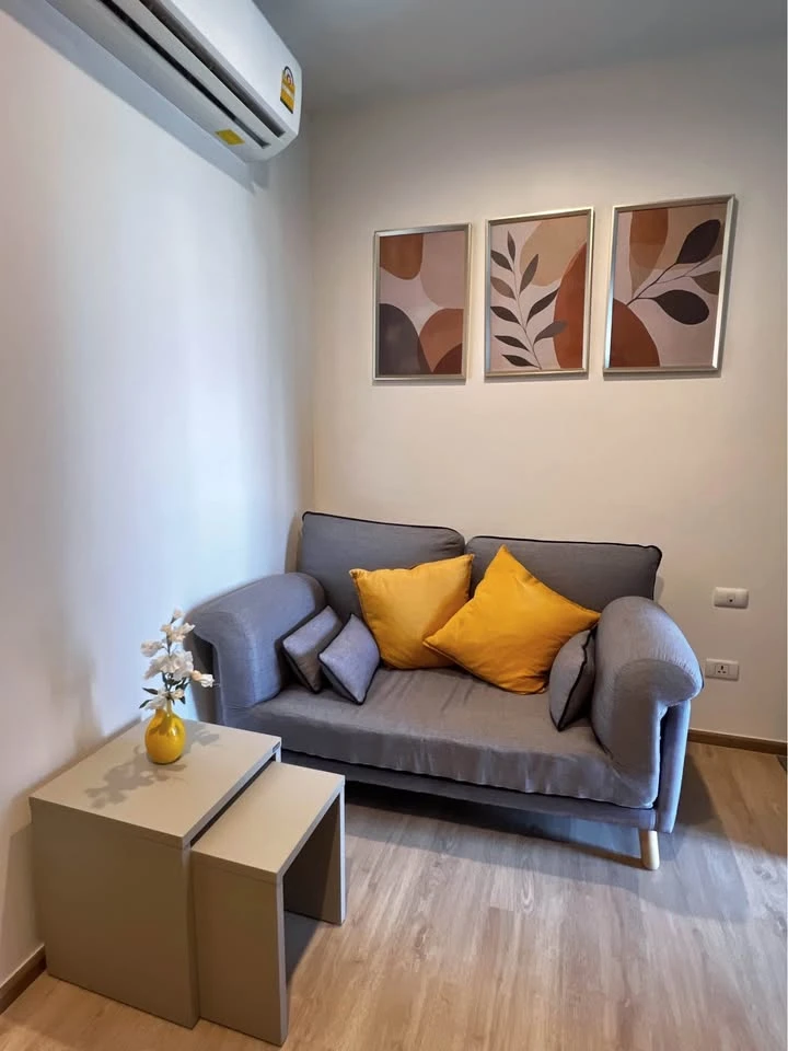 ให้เช่า The Base Garden-พระราม 9 เฟอร์นิเจอร์และเครื่องใช้ไฟฟ้าครบชุด พร้อมเข้าอยู่ได้เลยจ้า