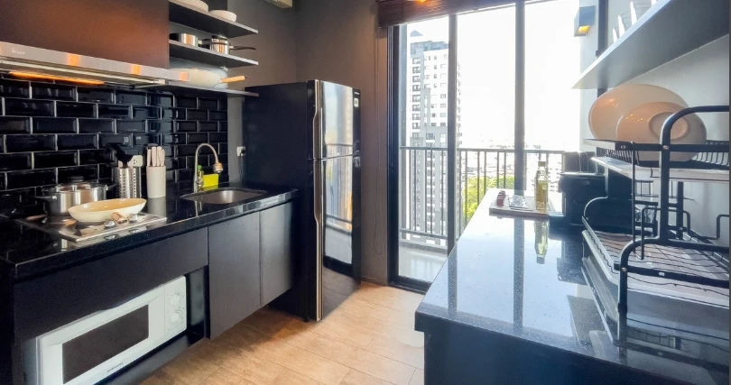ให้เช่า The Base Park East ชั้น 16 วิวดี ห้องสวย แต่งครบ สนใจจองเลย