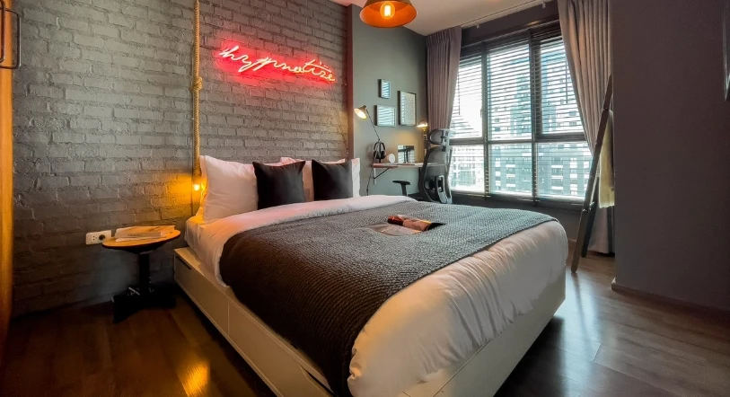 ให้เช่า The Base Park East ชั้น 16 วิวดี ห้องสวย แต่งครบ สนใจจองเลย