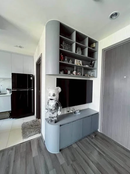 ให้เช่า The Base Park West ห้องพร้อมอยู่ เฟอร์พร้อม ชั้นสูง ลมดี รีบจองเลย