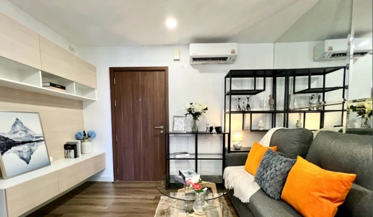 ให้เช่า The Base Sukhumvit 77 ชั้น 19 วิวโค้งน้ำ Fully Furnished พร้อมเข้าอยู่ จองเลย