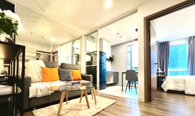 ให้เช่า The Base Sukhumvit 77 ชั้น 19 วิวโค้งน้ำ Fully Furnished พร้อมเข้าอยู่ จองเลย
