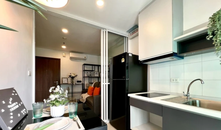 ให้เช่า The Base Sukhumvit 77 ชั้น 19 วิวโค้งน้ำ Fully Furnished พร้อมเข้าอยู่ จองเลย