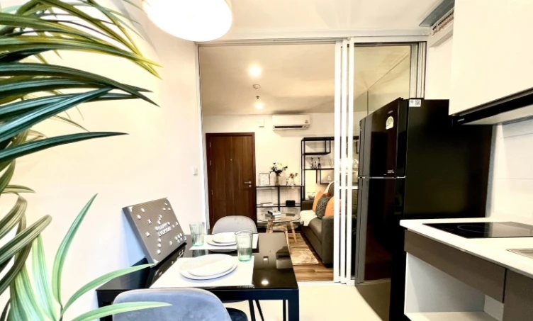 ให้เช่า The Base Sukhumvit 77 ชั้น 19 วิวโค้งน้ำ Fully Furnished พร้อมเข้าอยู่ จองเลย