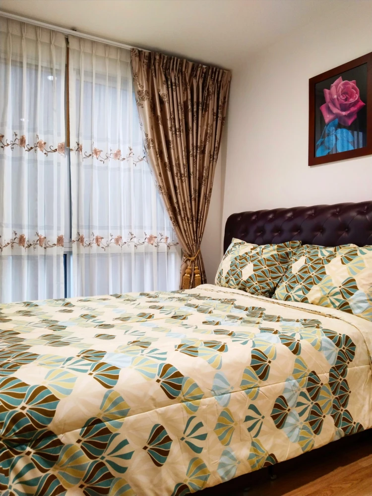 For rent: The Base Sukhumvit 77, north-facing room, fully furnished, comes with washing machine, swimming pool view, reserve now!