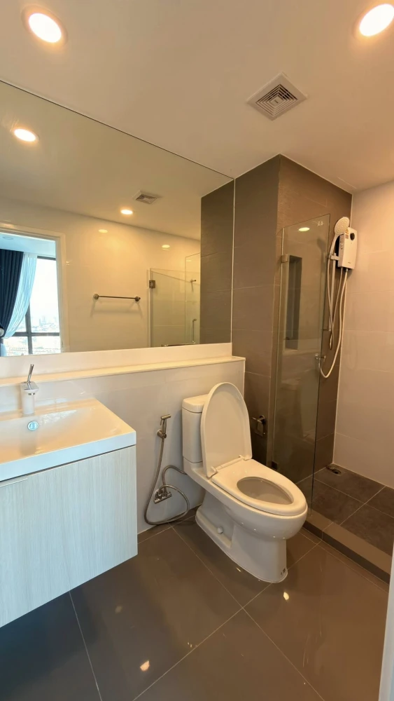 ให้เช่า The CLEV Riverline Chaophraya - Wongsawan ห้องชั้นสูง เฟอร์พร้อม จองเลย