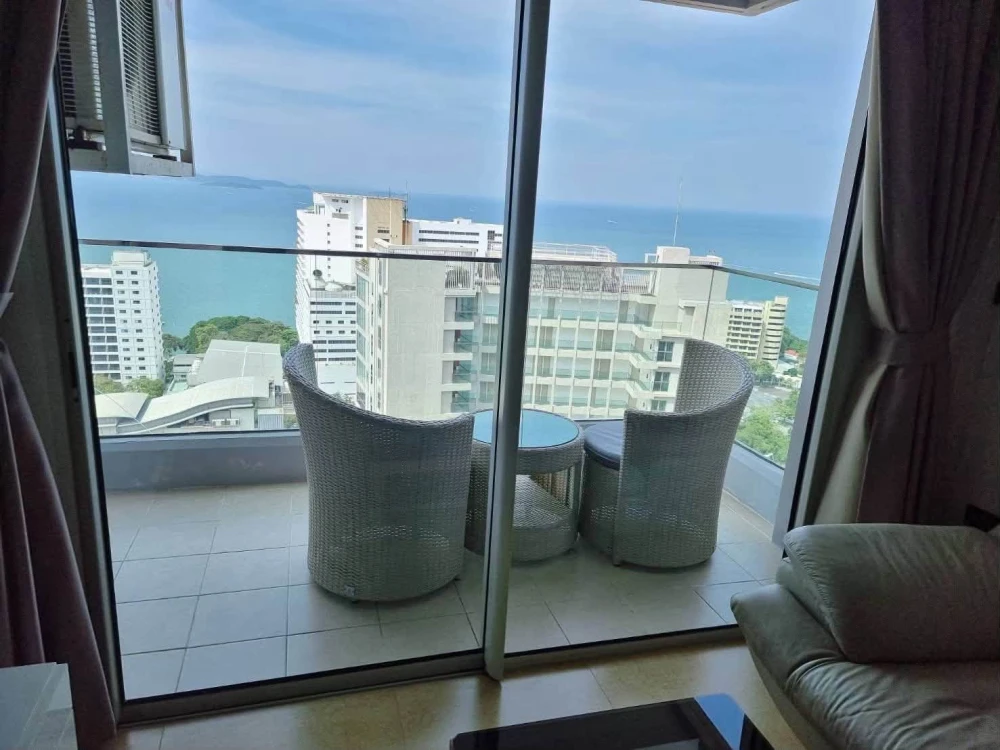ให้เช่า The Cliff ห้องชั้น 23 พื้นที่ใช้สอยเยอะ วิวทะเลสวย หิ้วกระเป๋าเข้าอยู่ได้เลยจ้า