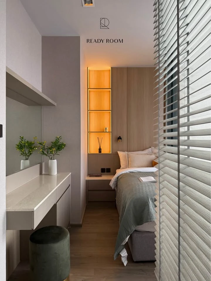 ให้เช่า The crest park residence  ชั้น4 ตกแต่งสวยครบจึ้งมาก พร้อมเครื่องใช้ไฟฟ้า ช้าหมดอดนะจ๊ะ