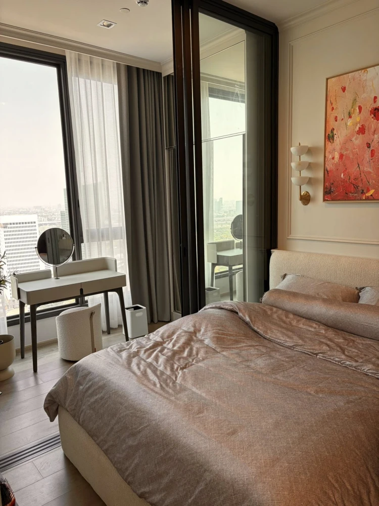 ให้เช่า The crest park residences ห้องใหญ่มากๆ ชั้น 31 city view เพดานสูงโล่งโปรงสบาย ระบบ home automation ทั้งห้อง