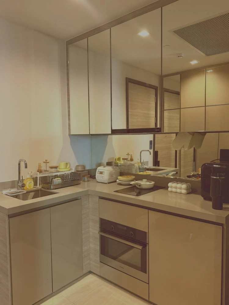 ให้เช่า The crest park residences ห้องใหญ่มากๆ ชั้น 31 city view เพดานสูงโล่งโปรงสบาย ระบบ home automation ทั้งห้อง