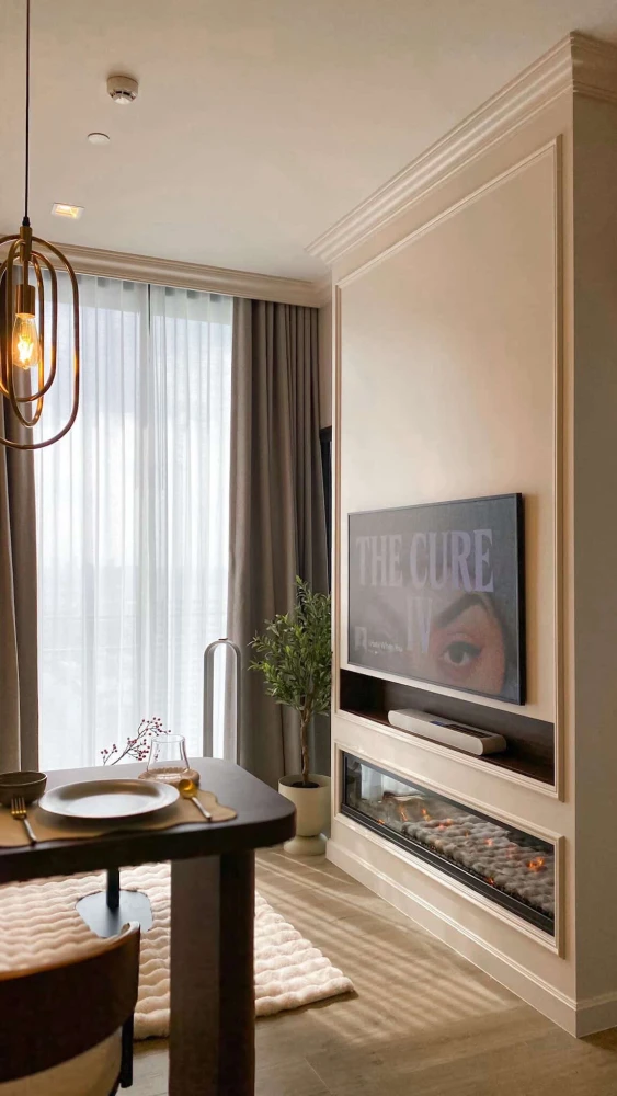 ให้เช่า The crest park residences ห้องใหญ่มากๆ ชั้น 31 city view เพดานสูงโล่งโปรงสบาย ระบบ home automation ทั้งห้อง