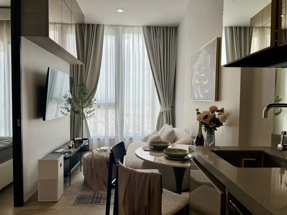 ให้เช่า The Crest Park Residences 1 ห้องนอน 1 ห้องน้ำ แต่งสวยสุดปัง มาพร้อมสิ่งอำนวยความสะดวกครบครัน วิวสวย จองเลย