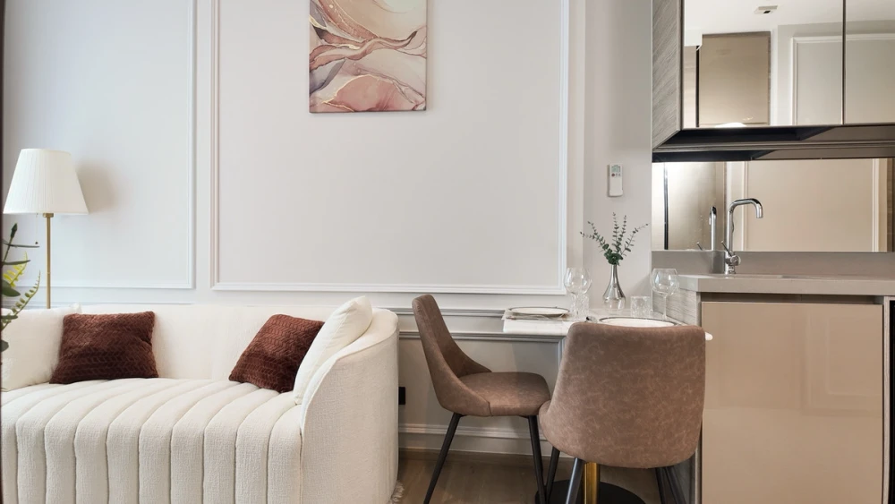 ให้เช่า The Crest Sukhumvit 34 ชั้น 32 ชั้นสูงมองเห็นวิวเมือง แต่งครบ น่าอยู่ จองเลย